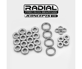 JConcepts Radial NMB Bearing Set - Fits MBX8-R/MBX8 Eco
