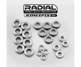 JConcepts Radial NMB Bearing Set - Fits, TLR 8ight-X 2.0 - 8ight-XE 2.0 (Fits TLR 8ight-X 2.0 | 8ight-XE 2.0)