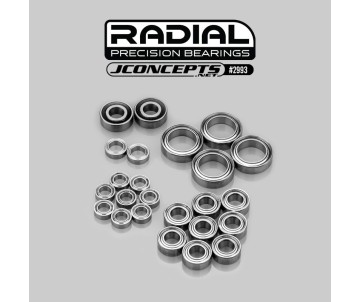 JConcepts Radial Ceramic Bearing Set - Fits B6.4, B6.4D, T6.4 & SC6.4 