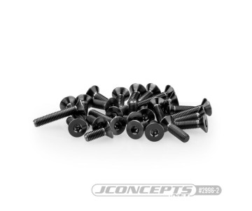 JConcepts - B6.4 Titanium Screw Set, Lower (Black) - 26pc (Fits  Team Associated B6.4)