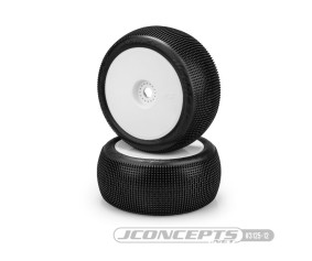 JConcepts Reflex - green compound, pre-mounted on 3369W wheels (Fits – 1/8th off-road truck vehicles)