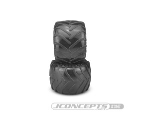 JConcepts Tire - Monster Truck tire - gold compound (Fits - #3377 2.6 x 3.6