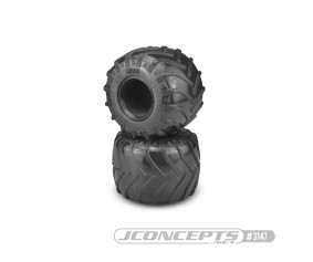 JConcepts Tire - Monster Truck tire - gold compound (Fits - #3377 2.6 x 3.6