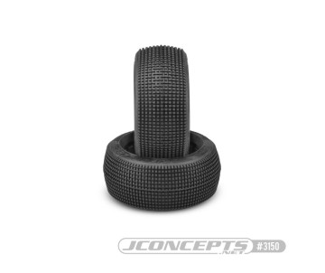 JConcepts Blockers - Aqua (A2) compound (Fits - 83mm 1/8th buggy wheel)