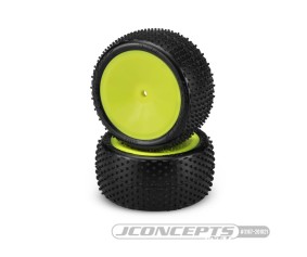JConcepts Nessi - pink compound - pre-mounted on 3348Y wheels