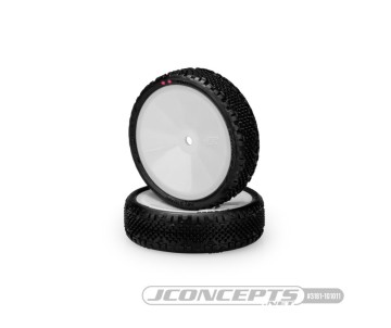 JConcepts Pin Swag 2WD Front - Pink Compound - Pre-Mounted On 3376W Wheels