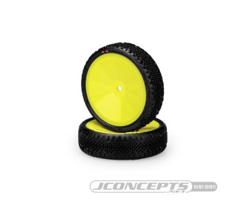 JConcepts Pin Swag 2WD Front - Pink Compound - Pre-Mounted On 3376Y Wheels