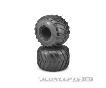 JConcepts Golden Years - Monster Truck tire - blue compound (Fits - #3377 2.6 x 3.6