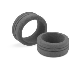 JConcepts Dirt-Tech - foam grip, gray - 2pc. (Fits - Sanwa, Futaba, KO and Spektrum radios)