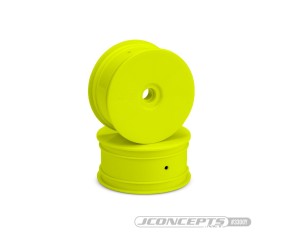 JConcepts Mono - RC10T narrow front wheel (yellow) - 2pc (Fits – JC #3000-01)