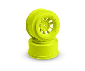 JConcepts Hazard - Slash 2wd front wheel - (yellow) - 2pc.