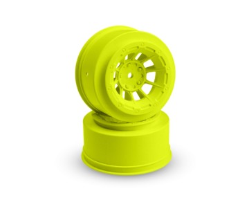 JConcepts Hazard - Slash 2wd front wheel - (yellow) - 2pc.