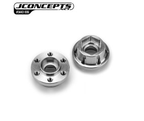 JConcepts 12mm crawler hex adaptor, 2pc - 6.5mm (Fits – JConcepts #3422, #3443, #3444, #3451, and #5253 wheels)