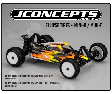 JConcepts Ellipse - green compound (Fits - JC #3424 Mini-B front wheel)