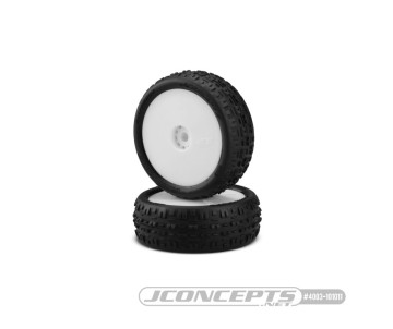 Swagger - pink compound - pre-mounted, white wheels (Fits - Losi Mini-B front)