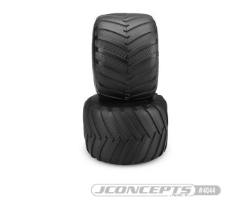 JConcepts Firestorm Runner - Monster Truck Tire, Blue Compound (Fits - JConcepts #3377 Wheels)