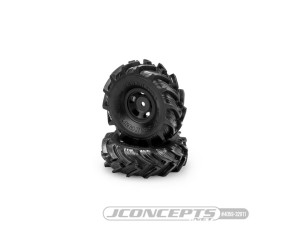 JConcepts Fling Kings - green compound (pre-mounted for FCX24 Smasher w/Glide 5 wheel) (Pre-mounted for FCX24 Smasher)