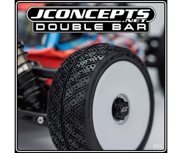 JConcepts Double Bar – silver compound (Fits 83mm 1/8th buggy wheel)