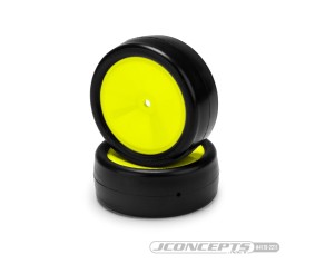 JConcepts Smoothie 3 - green compound - pre-mounted on 3347Y wheels (2wd 2.2