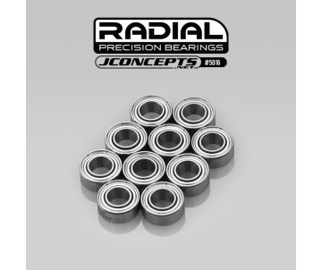 JConcepts Radial NMB 5x10x4mm Bearing Set - Fits Most 1/8th Clutch (10)