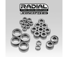 JConcepts Radial NMB Bearing Set Fits - B6.4, B6.4D, T6.4 & SC6.4 