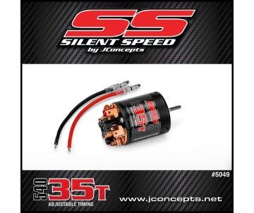 JConcepts - Silent Speed, 540 35T, brushed adjustable timing competition motor (Fits – crawler trucks)