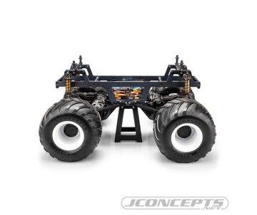 JConcepts Regulator chassis set, carbon fiber - blue hue (Fits – JConcepts Regulator chassis conversion)