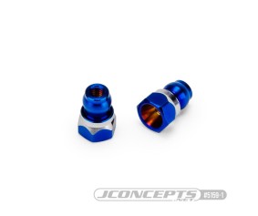 JConcepts - RC10B7 | RC10B7D Fin titanium front stand-off, (burnt blue) - 8mm 