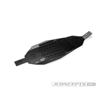 JConcepts - RC10B7 chassis, -4mm, hard anodized - black (Fits – RC10B7 | RC10B7D)