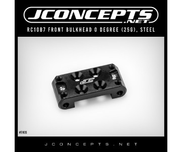 JConcepts - RC10B7 front bulkhead 0 degree (25g), steel