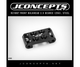 JConcepts - RC10B7 front bulkhead 2.5 degree (25g), steel
