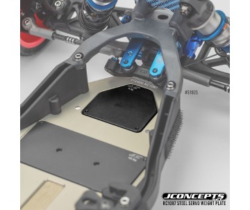 JConcepts - RC10B7 steel servo weight plate, set (Fits – RC10B7 | RC10B7D)