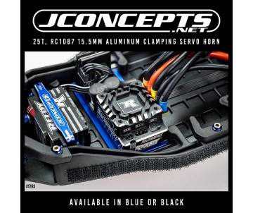 JConcepts - RC10B7 aluminum electronics plate (12.3g) - blue