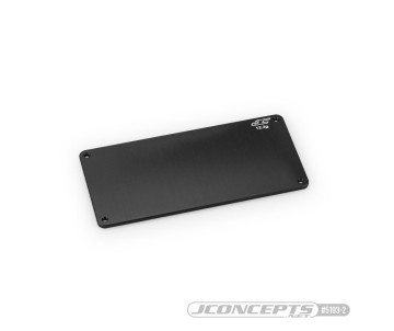 JConcepts - RC10B7 aluminum electronics plate (12.3g) - black
