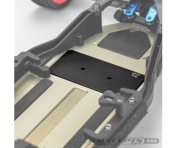 JConcepts - RC10B7 steel electronics plate, set (Fits – RC10B7 | RC10B7D)