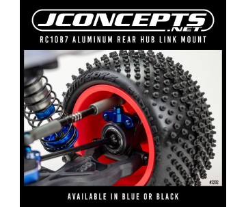 JConcepts - RC10B7 aluminum rear hub link mount - blue 