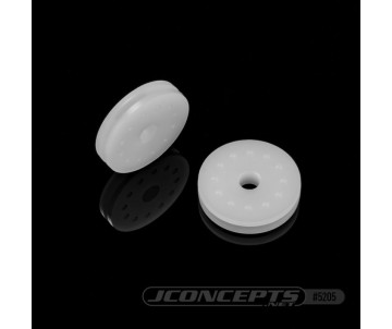 JConcepts 13mm shock pistons, BK design with dimples, 2pc 