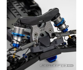 JConcepts – RC10B7 -2mm carbon fiber front shock tower - black (Fits – RC10B7 | RC10B7D)