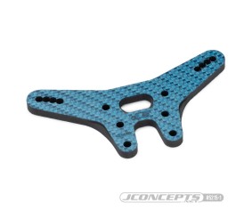 JConcepts – RC10B7 -2mm carbon fiber rear shock tower - blue (Fits – RC10B7 | RC10B7D)