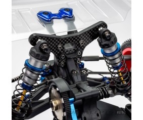 JConcepts – RC10B7 -2mm carbon fiber rear shock tower - blue (Fits – RC10B7 | RC10B7D)