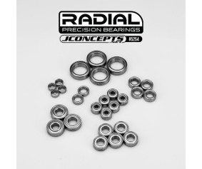 JConcepts Radial NMB bearing kit - Fits XRAY XB2 2024, 2025