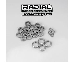 JConcepts Radial NMB bearing kit - Fits XRAY XB8, XB8e, XT8, XTEe 2024, 2025