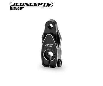 JConcepts - 25T, 0 offset aluminum clamping servo horn, 16.5mm - black 