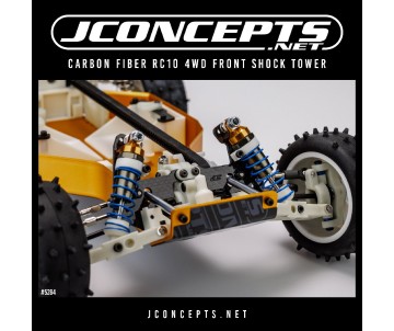 JConcepts carbon fiber RC10 4wd front shock tower 