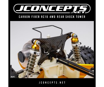 JConcepts carbon fiber RC10 4wd rear shock tower 
