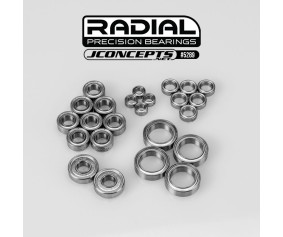 JConcepts - TLR 22X DC | 22X AC Radial NMB bearing set, 24pc 