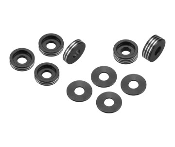 JConcepts Dirt Racing Products Recessed Ball-Stud Washer Set (Black)