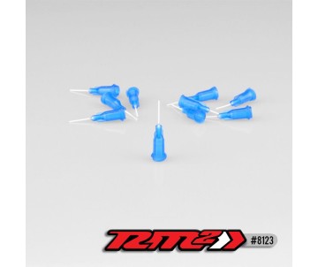JConcepts Glue tip needle, thin bore - Blue (10)