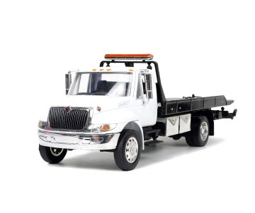 Jada 1/24 International Flat Bed Truck - Glossy White
