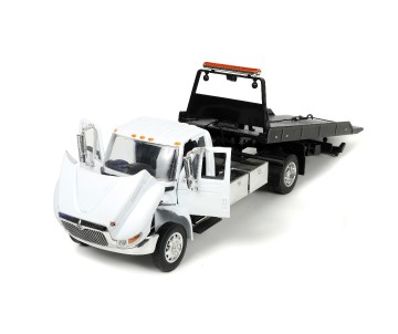 Jada 1/24 International Flat Bed Truck - Glossy White